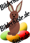 Ostern: Hase - sitzt auf Ei  (nicht animiert)